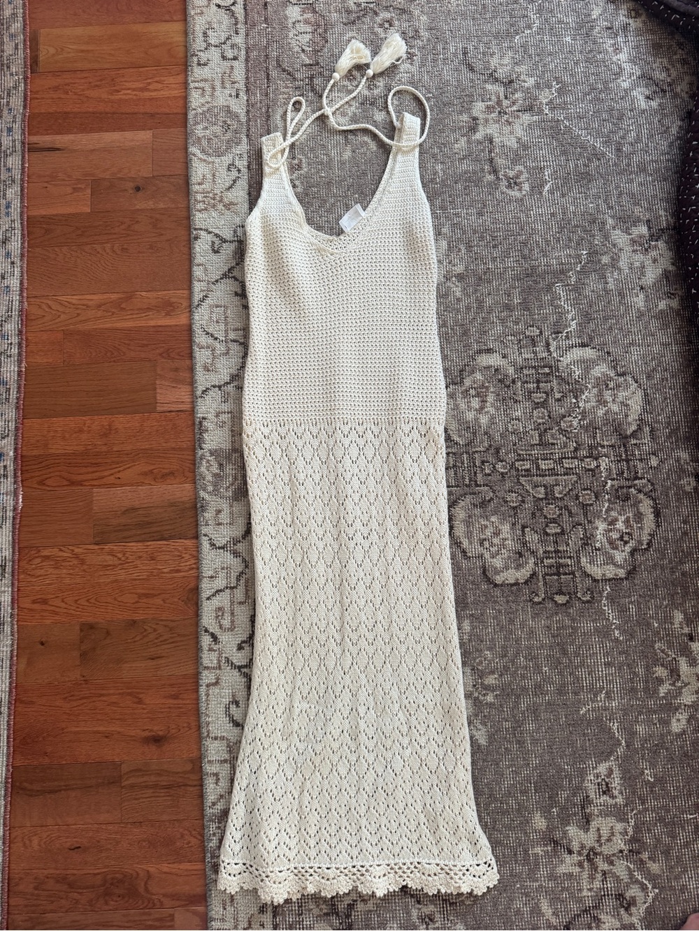 Crochet Cover Up in Cream